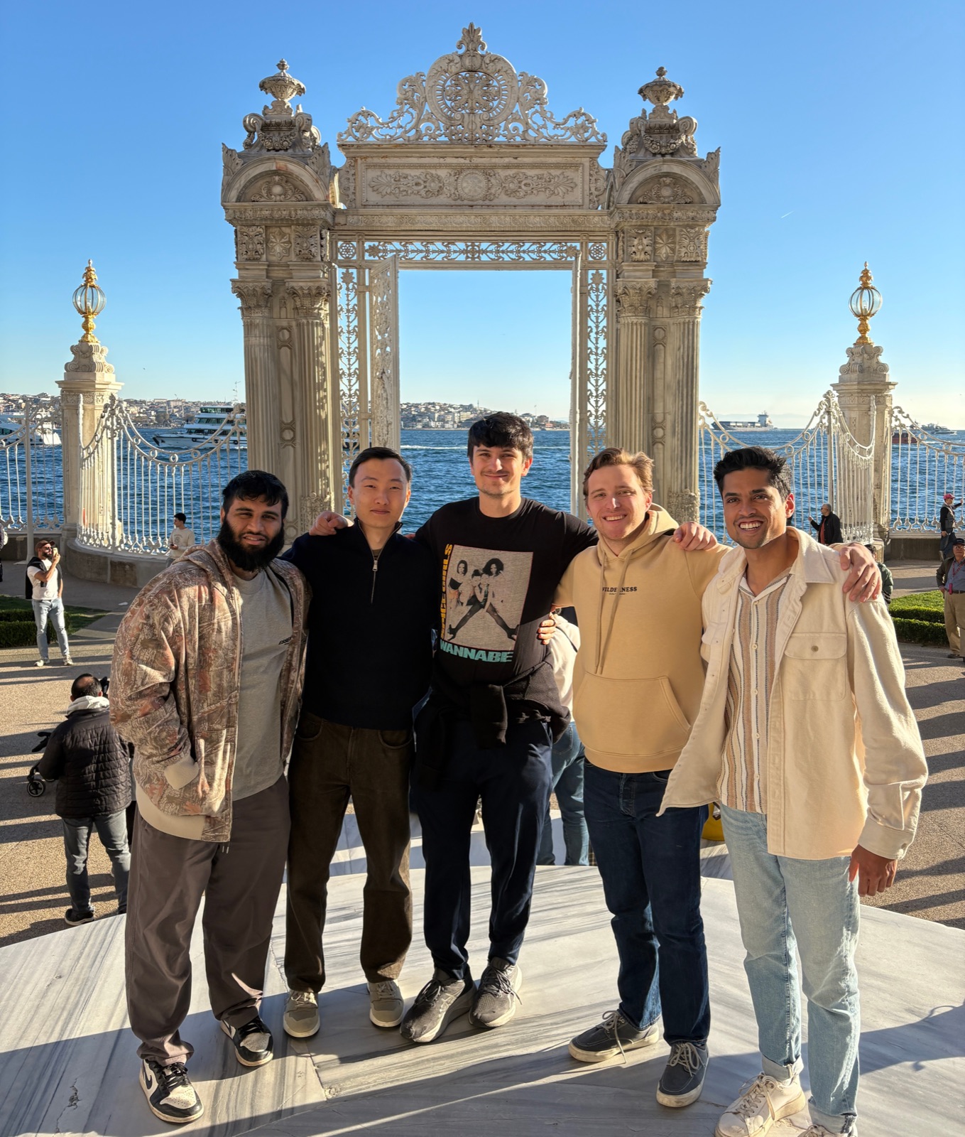 The String team at Dolmabahce Palace, Istanbul